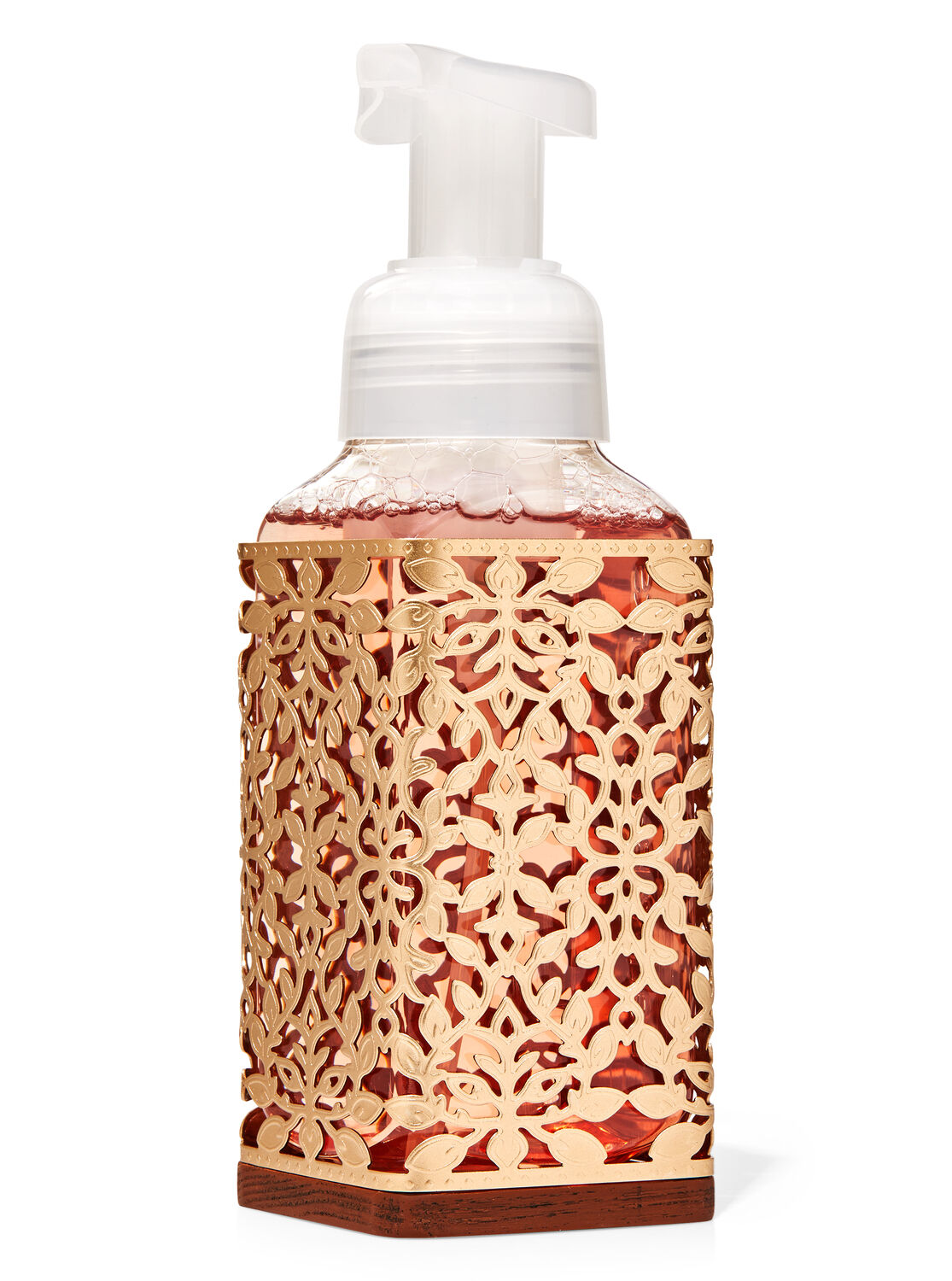Bath Body Works ROSE GOLD GEOMETRIC Foaming Cleansing Hand Soap Holder Sleeve